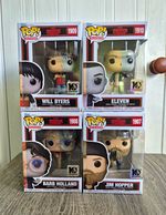 Stranger Things 10th Anniversary Half Editions of  Will/Eleven/Barb/Jim Funkos