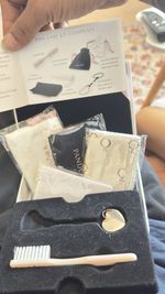 PANDORA Jewellery Cleaning Care Kit with Box, Soft Brush, Cloth, Pouch & Guide