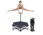 HXD-ERGO 42” Foldable Mini Rebounder Trampoline With Handle, No Installation