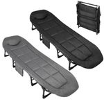 Single Folding Bed Camping Travel Portable Heavy Duty Adult Guest Bed Large Bed