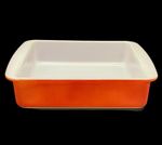 Vintage Pyrex 8x8 Square Casserole Dish #222 Flamingo Pink [1855]