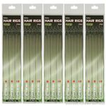 30 X Hair Rigs Barbless Size 6 8 10 Carp fishing Rigs NGT Tackle 12lb Braid 