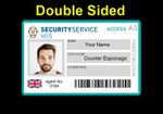MI5 Personalised Secret Service Agent Spy Novelty Role Play Acting Prop ID Card