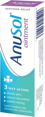 Anusol Ointment – Proven Formula Shrinks Piles, Relieves Discomfort, Soothes 25g