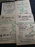LIVERPOOL CITY RUGBY LEAGUE PROGRAMME COLLECTION HOMES 1962-1968 X 4