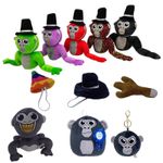 Gorilla Tag Monkey Plush Stuffed Animal Doll for Kids Thanksgiving Birthday Xmas