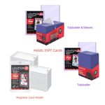 3"x4" Toploaders, Magnetic One Touch Card Holder, Holds 35PT Trading Game Cards