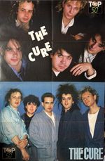 The Cure 2 Fold Out Posters 22" X 17" France Top 50 1986