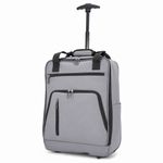 EasyJet Underseat Cabin Approved 45x36x20 cm 2-in-1 Backpack Trolley Bag 18"