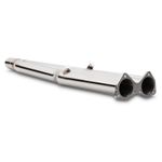 2.5" STAINLESS EXHAUST FRONT DECAT DOWNPIPE PIPE FOR VW GOLF MK4 R32 3.2 03-04
