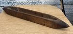 Vintage Large Wooden Loom Weaving Shuttle Boat  18ins Long Needs a Good Clean
