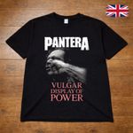 Pantera Vulgar Display Of Power Graphic T-Shirt Metal Band Tee – Adults & Kids