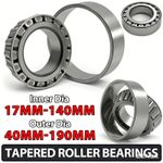Tapered Roller Bearings 10 12 15 17 20 22 23 25 26 27 28 29 - 140mm Inner Dia.