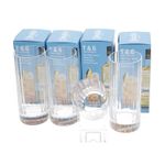 Jimador Tall slim cut glasses 15.5cm tall set of 4 collectables bar mancave