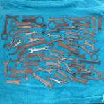 Vintage 11 Automotive Tool Motorcycle Spanners & Wrenches Joblot BSA BMC Triumph
