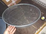 52cm /62 cm 20"/24" OVERSIZE Diametre Metal Garden Sieve Riddle Mesh  2-10mmHOLE