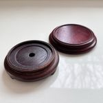 Vintage Chinese wooden Vase Stand 2pcs