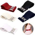 Classic Nurse Belt Vintage Retro Elastic Wide Stretch Waistband Women Ladies