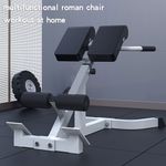 Adjustable Roman Chair Back Extension Exercise Bench Back Training Supine Board`