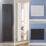 Designer Horizontal Vertical Radiator Flat Panel Oval Column Central Heating Rad