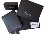 Hugo Boss Original Men's Leather Wallet for Credit Card, Notes & Coins