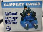 Slippery Racer Air Dual 60" Adults & Kids Inflatable Sledding Snow Tube Sled NEW