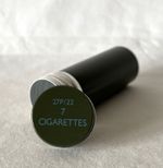 Vintage 70s Army Militaria Cigarette Ration Tube 27P/22 Beadon Tropical Survival