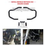 Royal Enfield "Quatrefoil Engine Guard Crash Bar Black" For Meteor 350cc