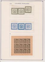 FRENCH COLONIES - Great Collection of 125 (!!) Fournier Forgeries!!