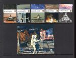 M29723 Kiribati 2009 40th Anniv Moon Landing Set X5 +m/s UMM Sg 859/63