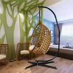 Hanging Stand for Rattan Swing Patio Garden Chair Weave Egg Seat Indoor Outdoor
