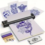 Wireless Tattoo Stencil Printer Thermal Transfer Copier Bluetooth A4 Portable