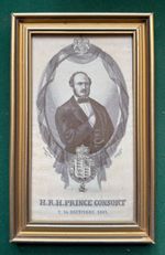Prince Albert Consort In Memoriam Royal Victorian Woven Silk by Koechlin