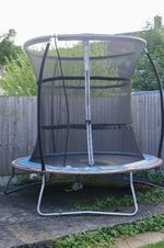 Used Jump Power trampoline for sale. 195 cm
