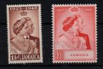 Jamaica 1948 Silver Wedding MNH SG143-144 WS43228