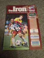 Scunthorpe United V Rotherham United 20/08/2001 Worthington League Cup Programme