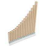 White ABS Beginner Pan Flute for Kids Durable Children Musical Instrument