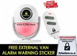 Van Security Alarm - EASY FIT WIRELESS BATTERY OPERATED, 125db Siren With Remote