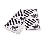 Square Hazard Class 9 UN3480 Batteries Labels 100 pcs