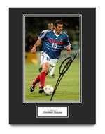 Zinedine Zidane Hand Signed 16x12 Mount Display France Autograph Auto w/COA