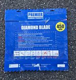 Premier LaserMax Concrete Diamond Saw Blade 450mm Blue DP15018
