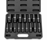 Autojack 16pc Deep Impact Socket Set 1/2 Drive Metric CrV 10-32mm 6 Point