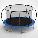 Trampoline 14FT with Enclosure Safety Net for Kids Toddler Backyard Bouncer Toy