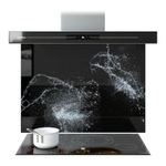 Kitchen Glass Splashback Toughened Cooker ANY SIZE Abstract Water Splash WxH