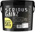 Serious Gainz Weight Gainer 5kg Muscle Mass Gain Protein Powder Shake - Banana