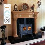 HEATSURE Woodburning Stove Cast Iron Multifuel Fireplace Heat Warm Indoor 10KW