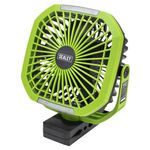 Sealey SCF8WL Portable Clip Fan with Worklight 8" 4 Speeds