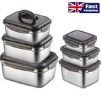 Stainless Steel Thermal Insulated Lunch Box Bento Food Picnic Container Crisper