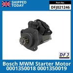 Bosch MWM Starter Motor 0001350018 0001350019