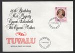 1980 Tuvalu Queen Mother 80th Birthday. Funafuti First Day Cover